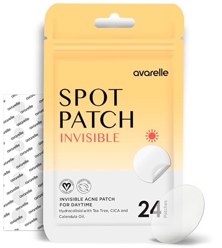 Avarelle Invisible Hydrocolloid Acne Patches - Ultra Thin Day Spot Treatment