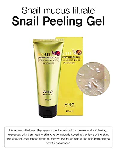 Anjo Skin Soft Snail Peeling Gel - Gentle Exfoliation 180 ML