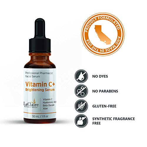 Vitamin C Serum with Hyaluronic Acid for Brightening & Anti-Aging