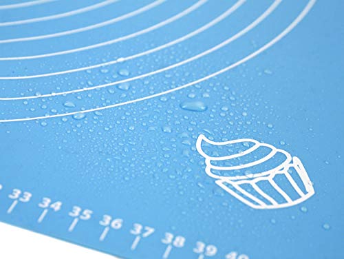 Non-Stick Silicone Baking Mat with Measurements - 25.6" x 17.7"