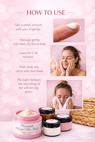 Whipped Tallow Balm - 100% Grass-Fed Natural Moisturizer for Sensitive Skin