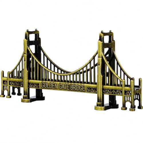 Golden Gate Bridge Model Statue | San Francisco Architecture Decor