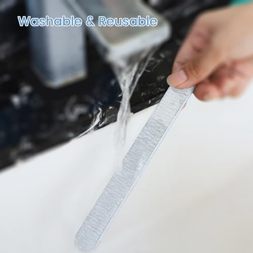 GAZEPLUS 10 PCS Professional Nail Files - 7" 80/100 Grit for Acrylic & Gel