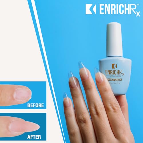 KUPA EnrichRx Builder Gel Ultra Clear 0.57 Fl Oz Vitamin E & Collagen Infused