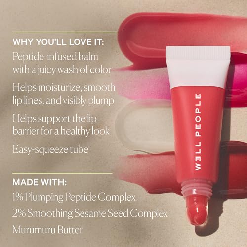 Well People Poutlove Peptide Lip Balm - Pink Grapefruit