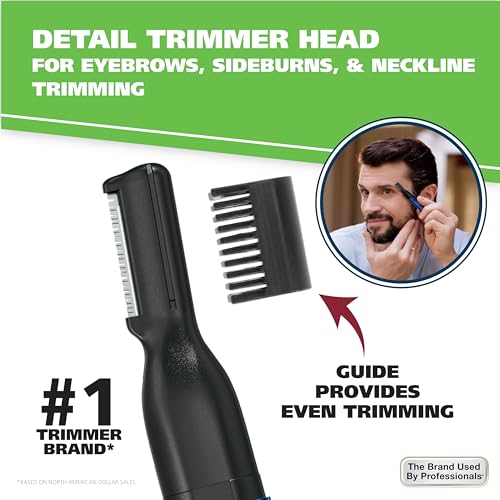 Wahl Lithium 2-in-1 Pen Trimmer for Nose, Ear and Eyebrow Grooming