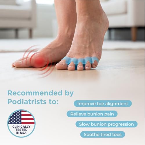 Mind Bodhi Toe Separators/Toe Spacers - For Men and Women - Regular Size ? Blue