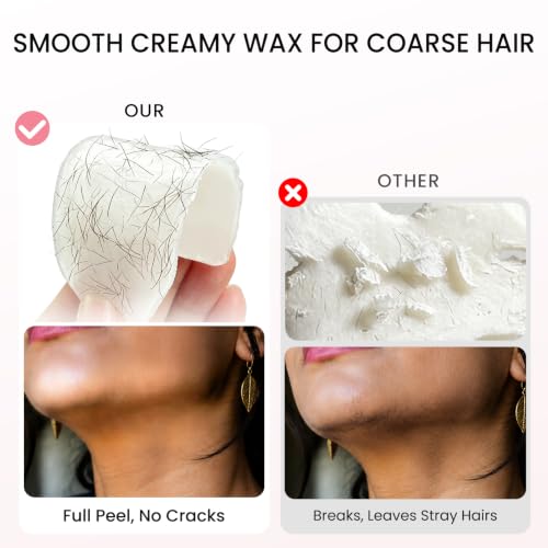 AUZEAL Unscented Hard Wax Beads for Sensitive Skin - 1lb