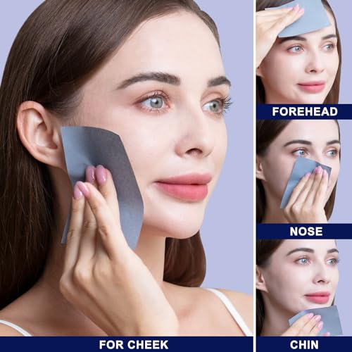 Teenitor Bamboo Charcoal Blotting Paper - 1200 Sheets for Oily Skin
