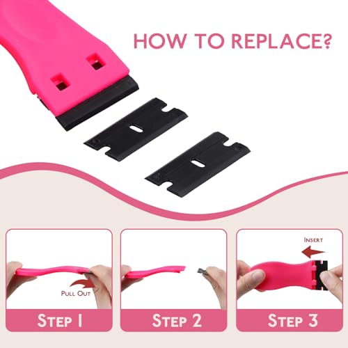 WENNALIFE Tape-in Extension Adhesive Remover Kit with Scraper & Blades