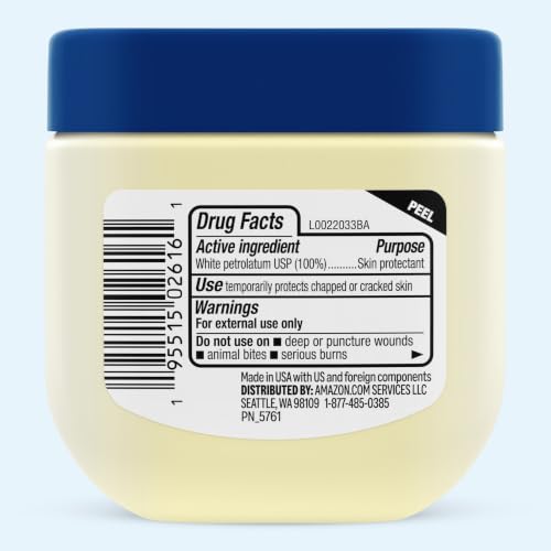 Amazon Essentials Petroleum Jelly Unscented Skin Protectant 3.75 oz