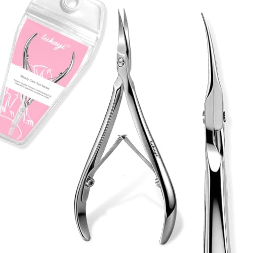 Lukayi Professional Stainless Steel Cuticle Nipper - Precision Trimmer