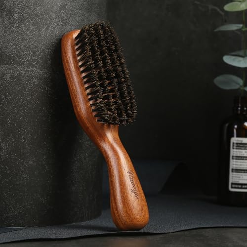 RAVEGO Boar Bristle Hair Brush for Men - Beard & Hair Styling
