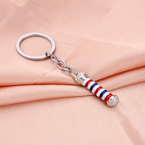 Barber Shop Keychain Pendant Necklace - Hair Stylist Gift