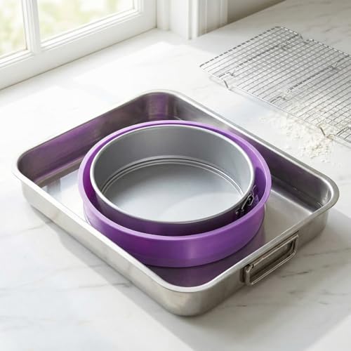 10-Inch Round Silicone Cake Pan - Non-Stick & BPA Free