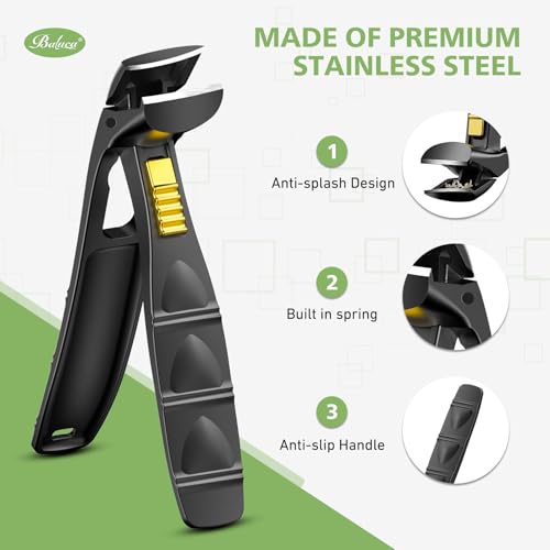 Baluca Ergonomic Toenail Clipper for Seniors - Curved Head Design