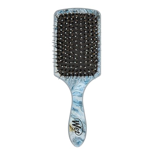 Wet Brush Paddle Shine Enhancer with Argan Oil - Distressed Wood - 1 Count