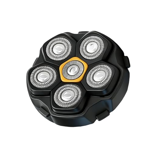 Magnetic 6-Blade Replacement Head for 6D Rotary Electric Shavers