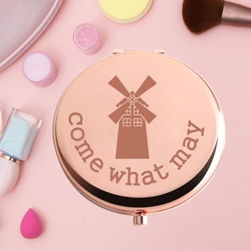 KEYCHIN Moulin Rouge Musical Compact Makeup Mirror - Come What May-RG