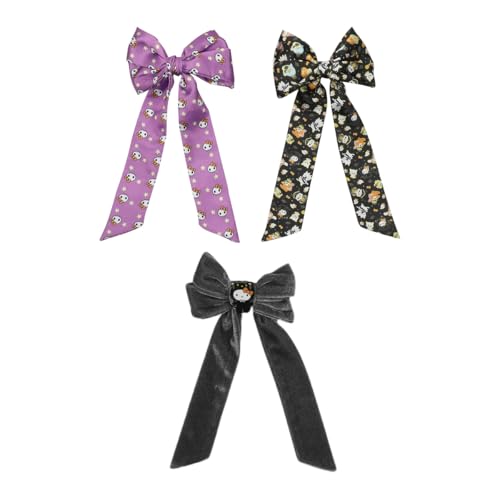 Hello Kitty & Friends Halloween 3-Piece Hair Bow Clip Set