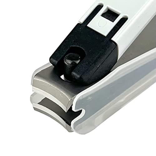 KAI Nail Clippers Type 001S - Stainless Steel Fingernail & Toenail Clipper with Catcher & File - Made in Japan
