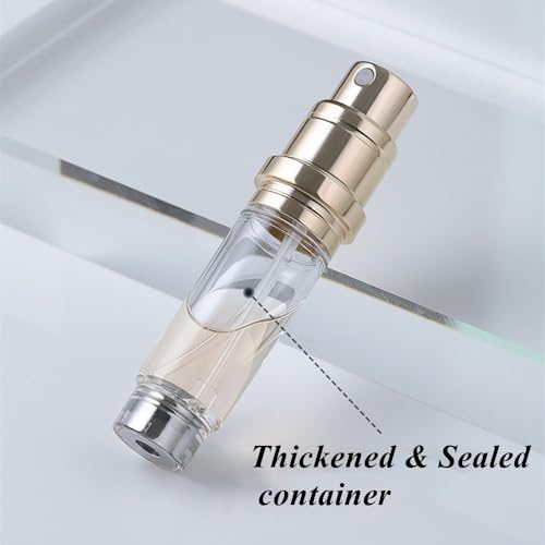 Aurdox 5ml Portable Refillable Perfume Atomizer - Leakproof Travel Spray Bottle
