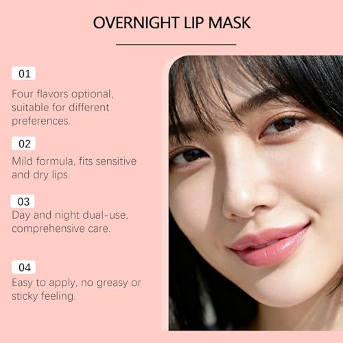 Berry Lip Sleeping Mask - Hydrating Overnight Lip Balm & Repair Treatment
