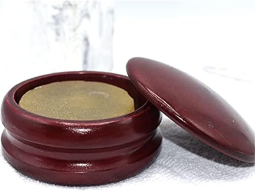 Parker Dark Mango Wood Shaving Soap Bowl with Secure Lid