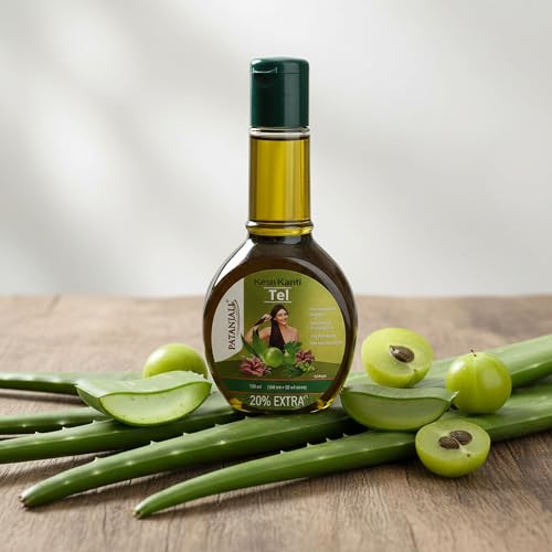 Patanjali Kesh Kanti Natural Herbal Hair Oil - 120ml (Pack of 2)