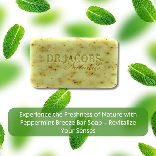 Dr. Jacobs Naturals Exfoliating Castile Bar Soap - Minty Cucumber Mojito, 5 oz