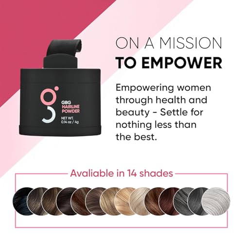 Get Back Gorgeous Hairline Powder - Auburn Root Touch Up for Thinning Hair