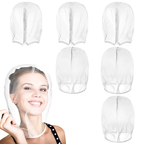 Loopeer Reusable Makeup Protector Hood, Nylon Chiffon Face Cover (6 Pcs)