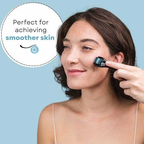FolliRoll Derma Roller with 540 Titanium Microneedles for Hair & Skin