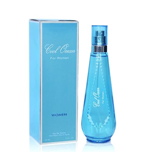 Cool Ocean Eau de Parfum Spray for Women - Floral Fragrance, 3.4 fl oz