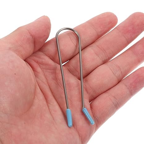 20-Pack Stainless Steel Hot Curler Clips Replacement Kit for 0.75 Inch Rollers - Durable & Reusable