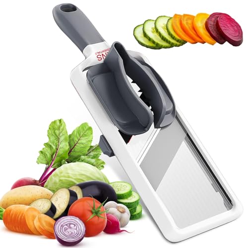 Adjustable Mandoline Slicer - Stainless Steel Vegetable Cutter