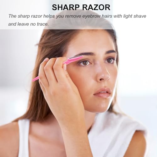 66 Pcs Eyebrow & Face Razor Set for Women & Men with Protective Cover - Safe & Easy to Use