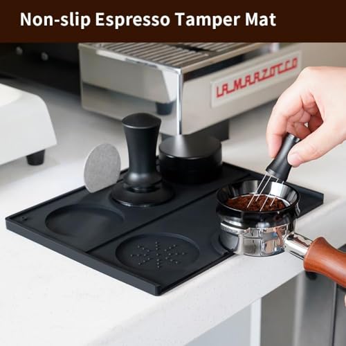 Watchget Silicone Espresso Tamping Mat - Non-Slip, Heat-Resistant Coffee Accessory