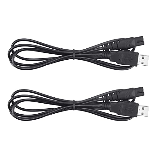 Water Flosser Replacement Power Cords – USB to 2-Prong Cable for COSLUS & Mospro