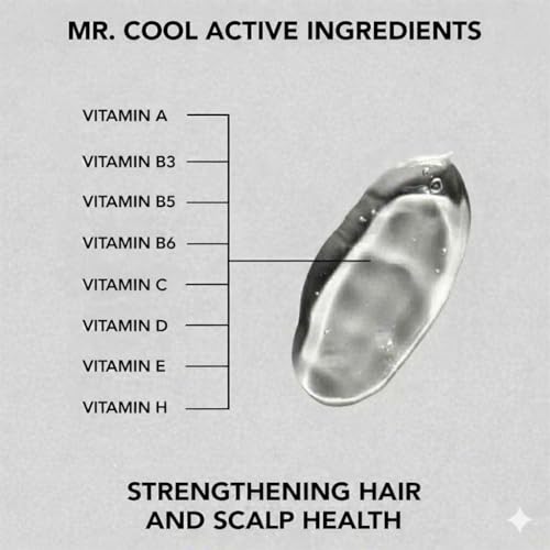 Mr. Cool Wet Look Hair Gel - Strong Hold & High Shine, 8 Fl Oz