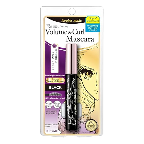Heroine Make Volume & Curl Mascara - Waterproof Volumizing Black Mascara