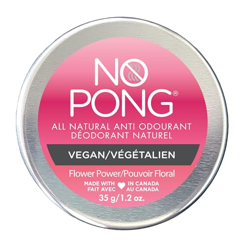 No Pong Flower Power Vegan Deodorant 35g - Aluminum-Free
