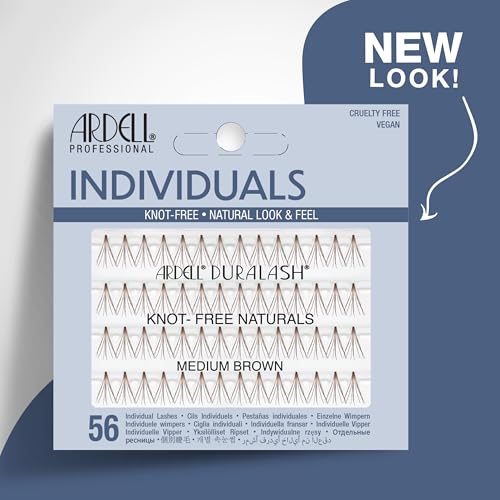 Ardell Duralash Knot-Free Brown Medium Individual Lashes - 1 Pack