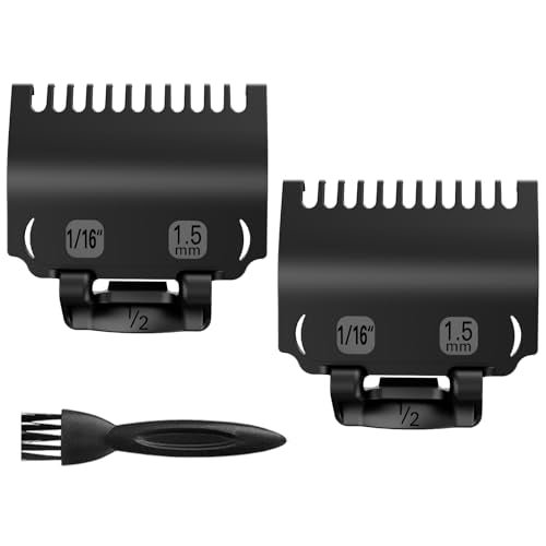 Wahl Clipper Guards Set - 2 Pack Replacement Guide Combs 1/16"