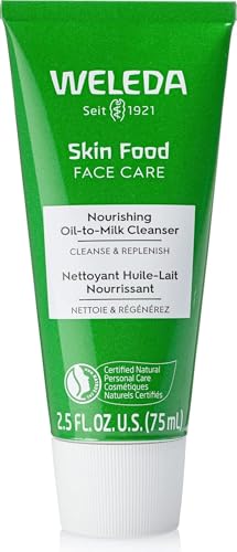 Weleda Skin Food Nourishing Oil-to-Milk Facial Cleanser, 2.5 fl oz