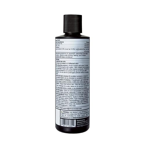Clark's 0.5% Coal Tar & 3% Salicylic Acid Dandruff Shampoo 8 Fl Oz Pack of 1