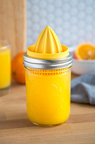 Wide Mouth Mason Jar Juicer Lid - Citrus Reamer Accessory