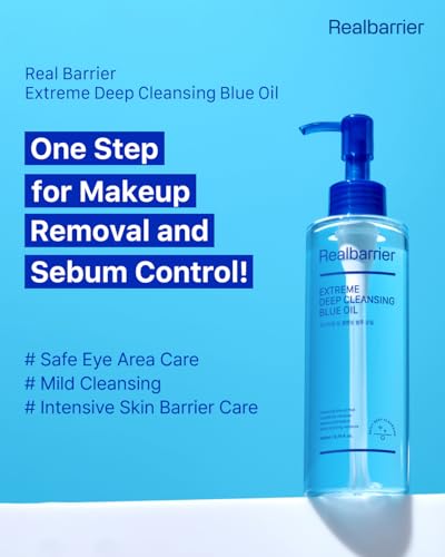 Deep Cleansing Facial Oil for Sensitive Skin - Removes Makeup & Blackheads - Hydrating, Gentle Face Oil - 200ml