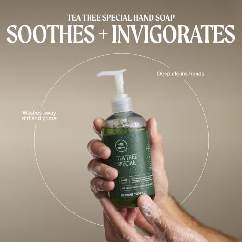 Tea Tree Liquid Hand Soap - Deep Cleansing & Refreshing, 10.14 Fl Oz