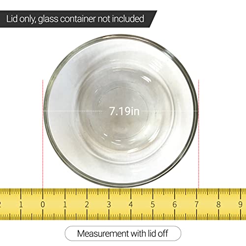 Pyrex Replacement Lids for 6 & 7-Cup Containers | 2-Pack Red